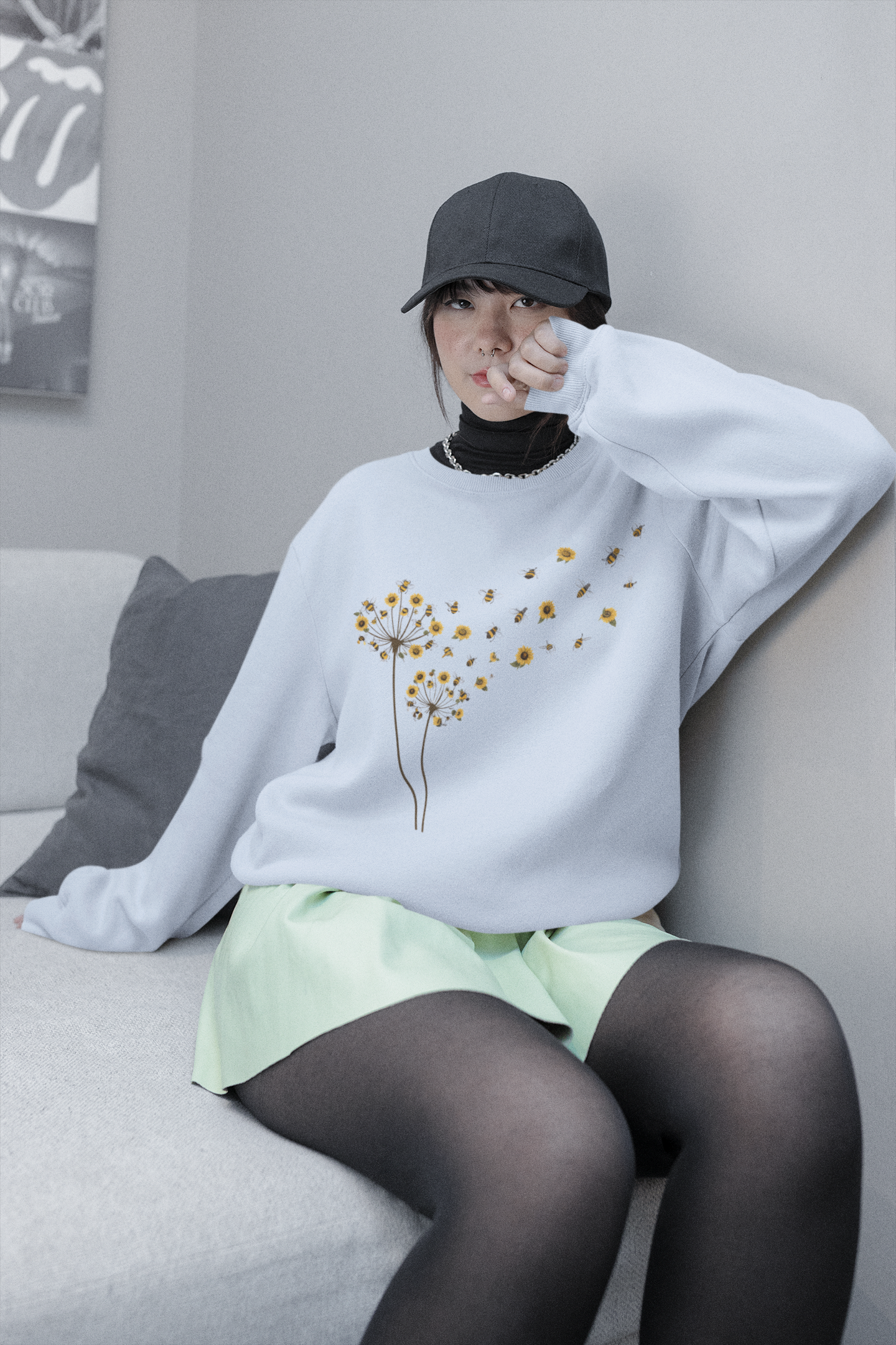 Dandelion Breeze Crewneck Sweatshirt