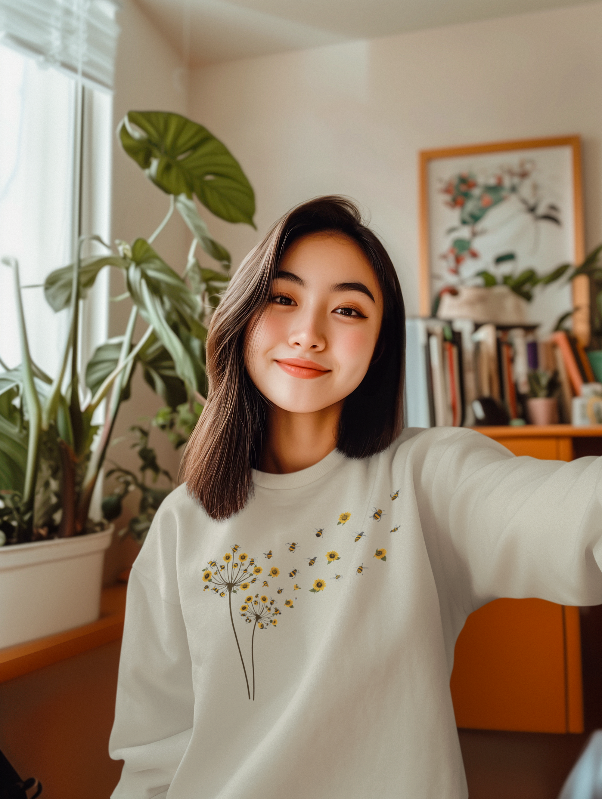 Dandelion Breeze Crewneck Sweatshirt