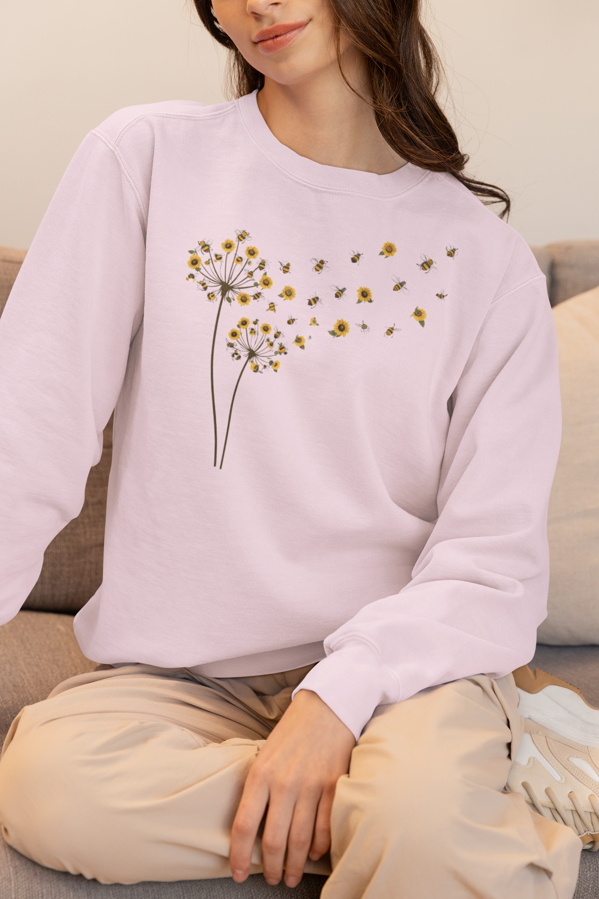 Dandelion Breeze Crewneck Sweatshirt