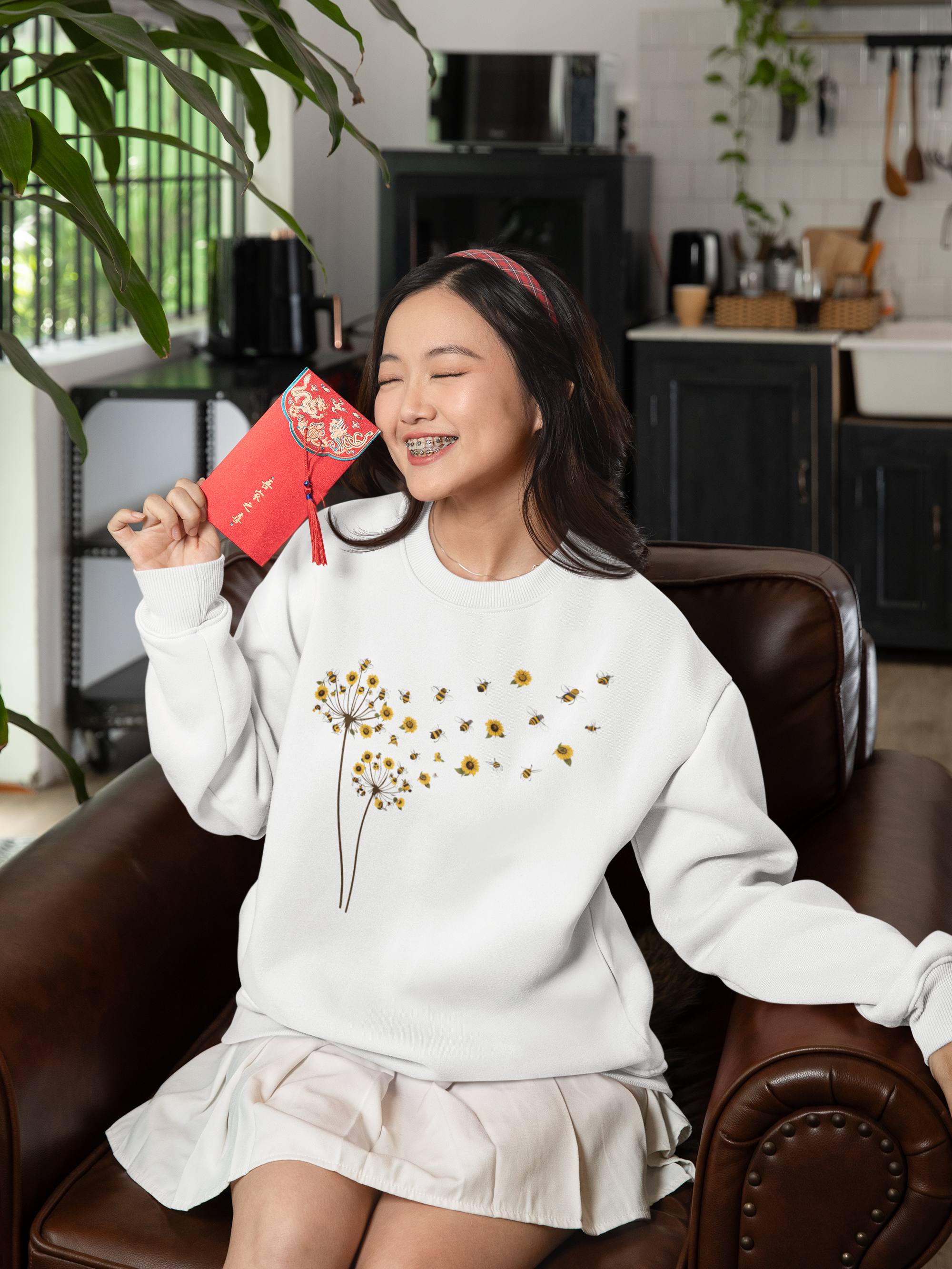 Dandelion Breeze Crewneck Sweatshirt