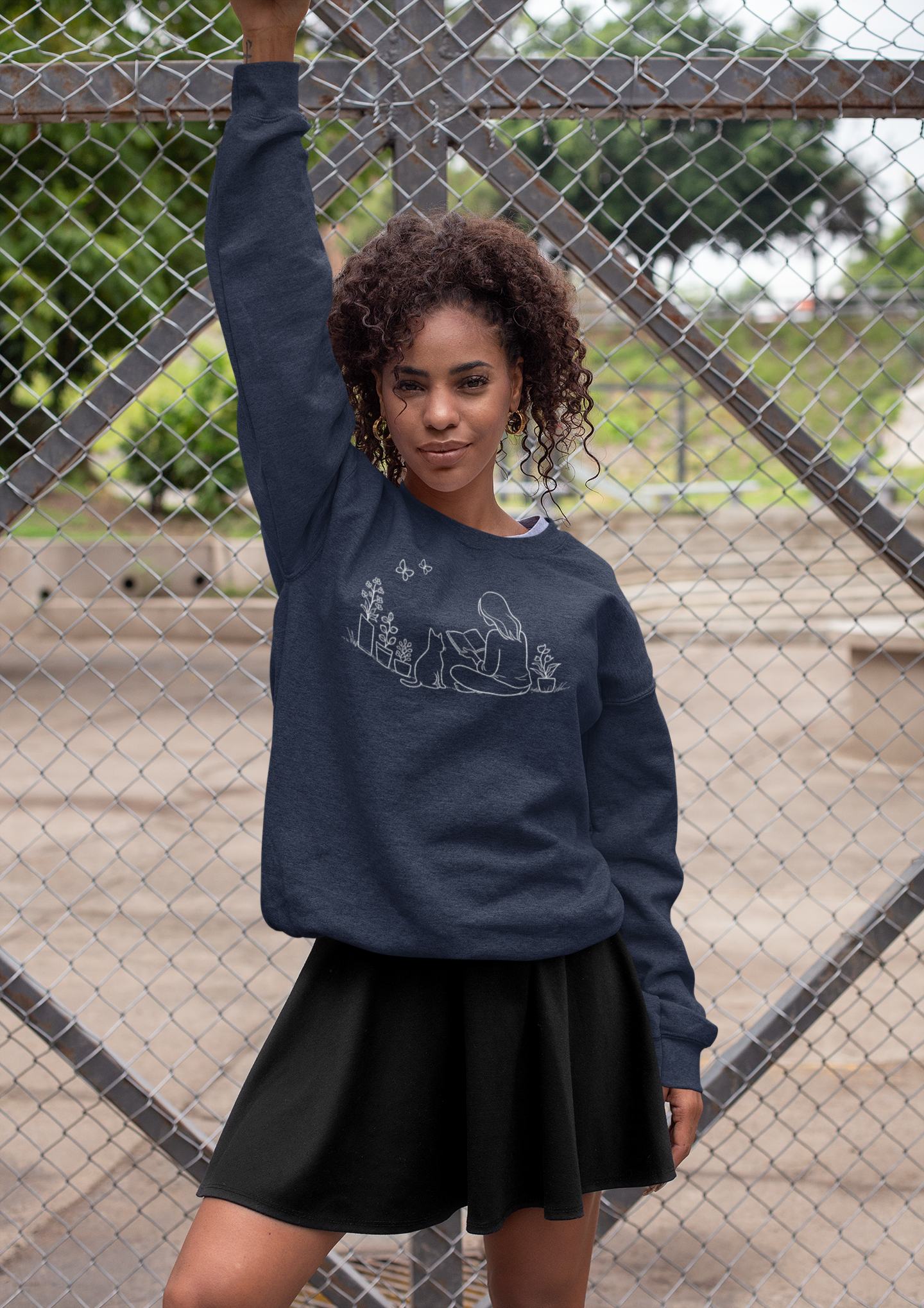 Reading with Plants Crewneck Sweatshirt