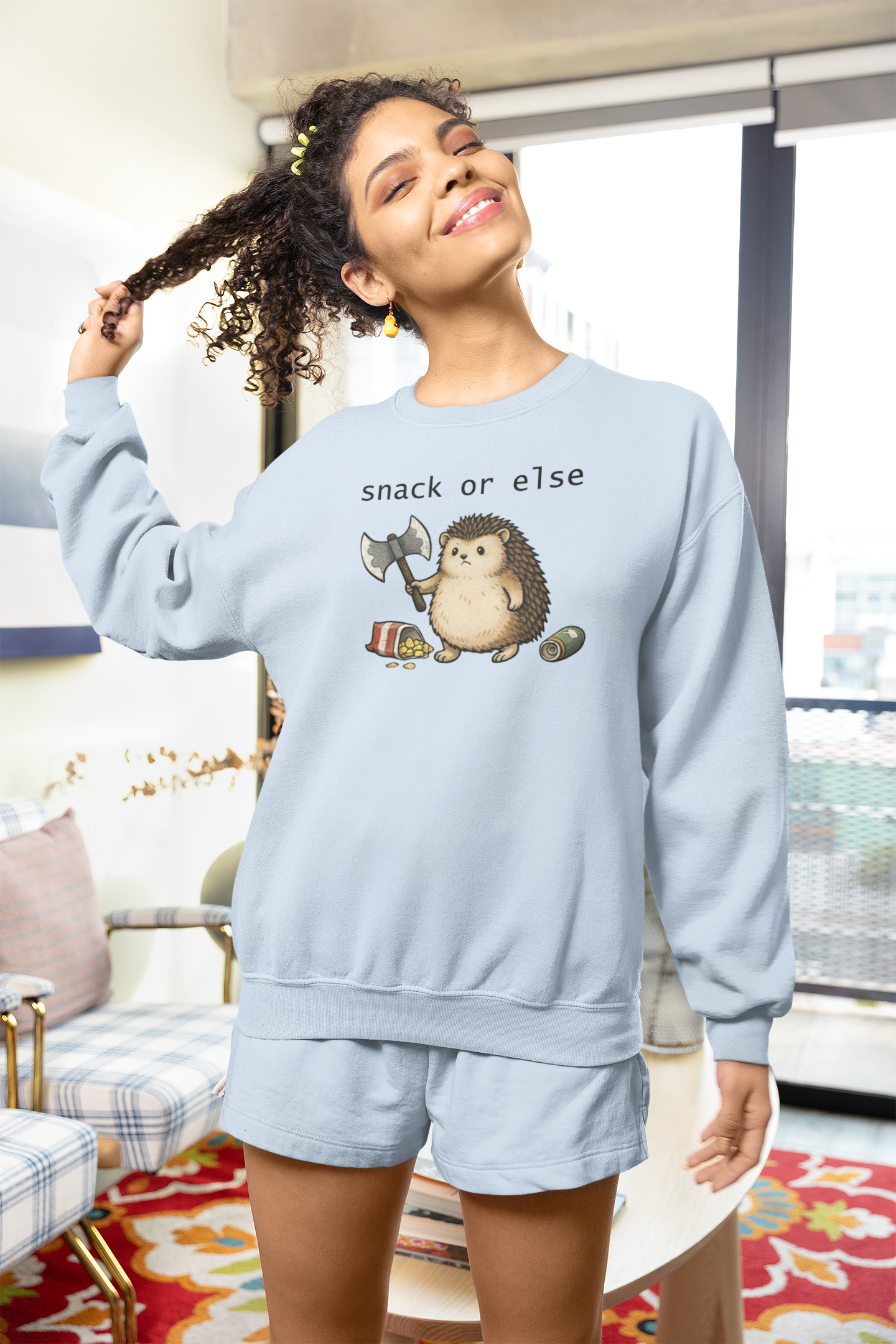 Hedgehog 'Snack or Else' Sweatshirt