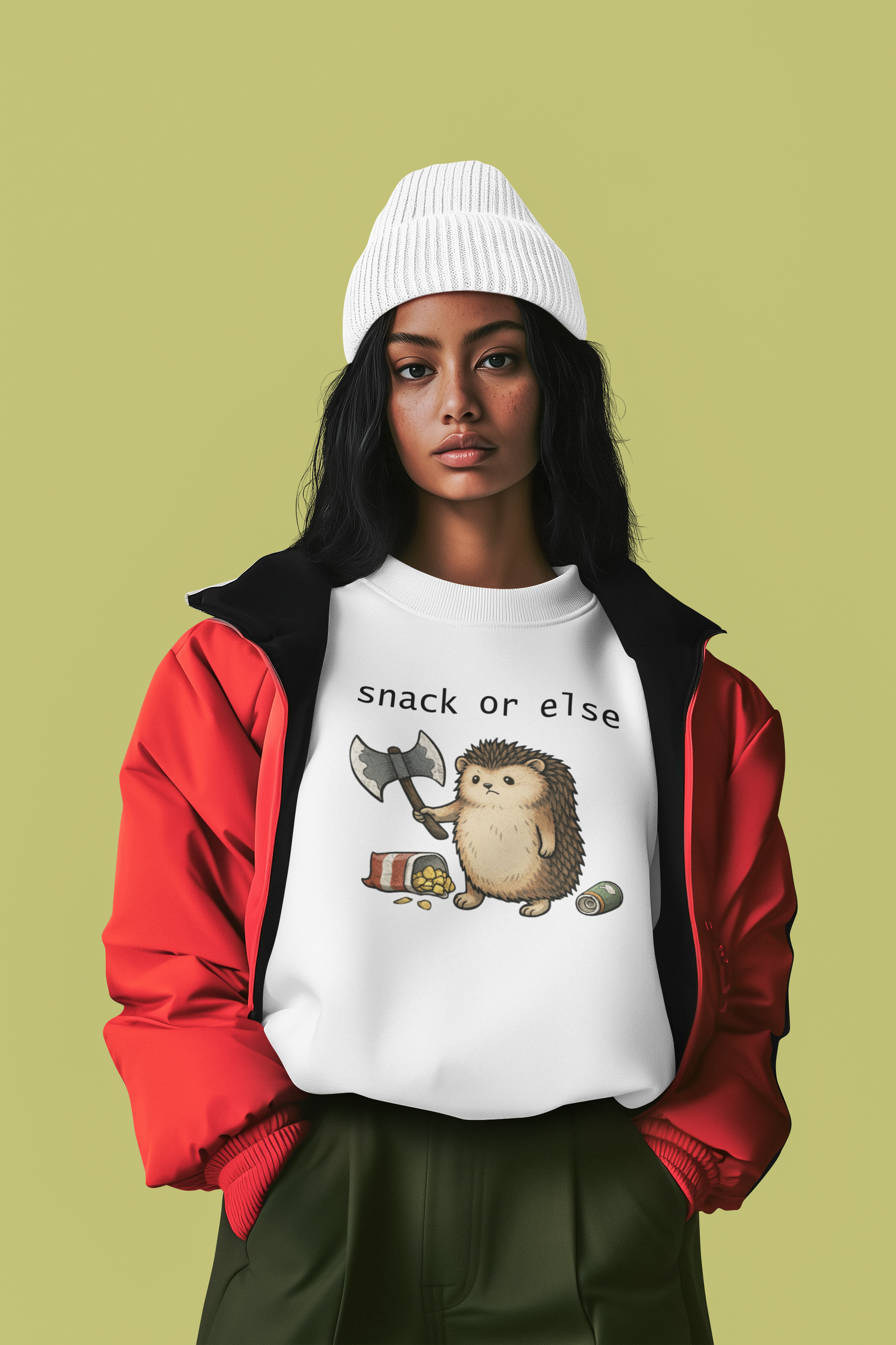 Hedgehog 'Snack or Else' Sweatshirt