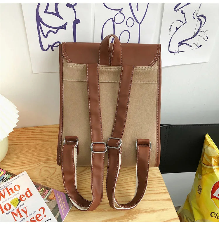 Vintage Messenger Bag for Women | Casual Crossbody Shoulder Handbag | Minimalist Satchel Purse | Everyday Fashion Bag