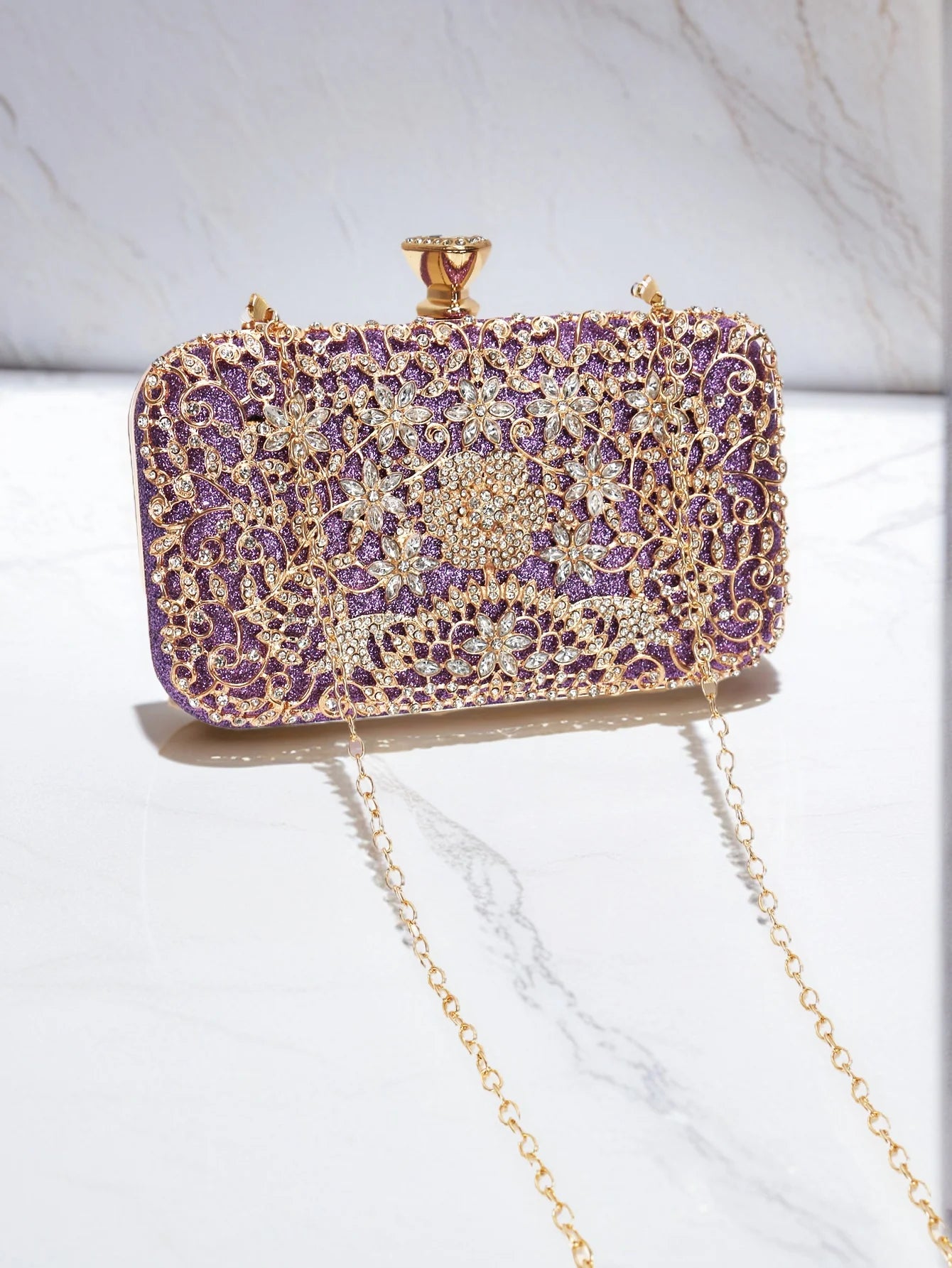 Luxury Rhinestone Clutch Bag for Women | Elegant Evening Party Purse | Designer Wedding Handbag | Fashion Cocktail Clutch