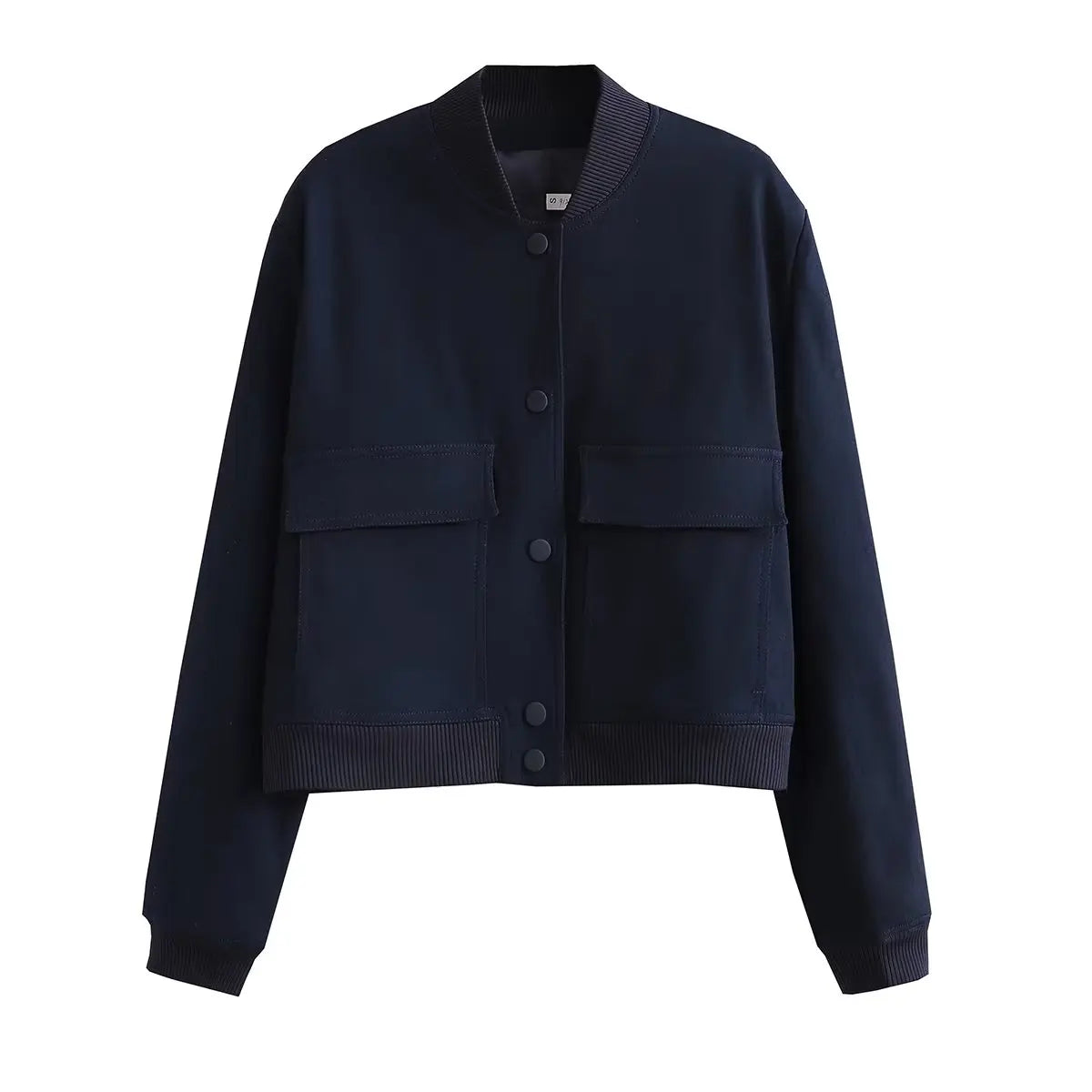 Cropped Bomber Jacket | Minimalist Lightweight Jacket