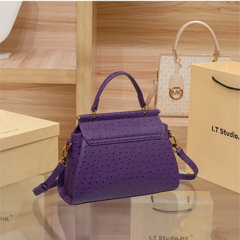 Luxury Satchel Handbag for Women | Elegant Crossbody Shoulder Bag | Designer Top Handle Purse | Fashion Everyday Tote