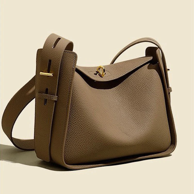 Luxury Crossbody Shoulder Bag for Women | Minimalist Leather Handbag | Elegant Messenger Purse | Everyday Fashion Sling Bag