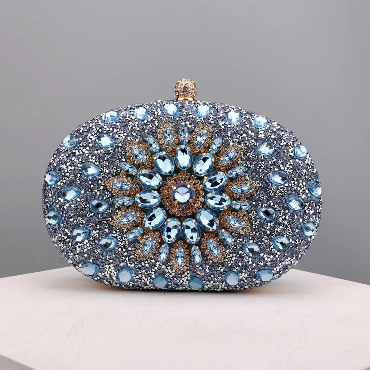 Luxury Crystal Clutch Bag for Women | Elegant Evening Party Purse | Designer Rhinestone Handbag | Wedding Cocktail Clutch