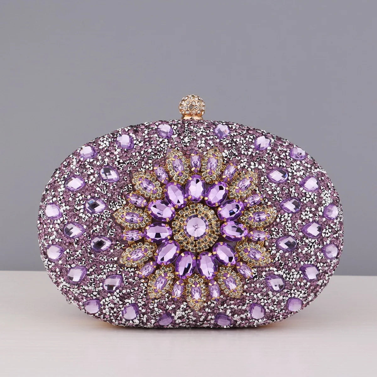 Luxury Crystal Clutch Bag for Women | Elegant Evening Party Purse | Designer Rhinestone Handbag | Wedding Cocktail Clutch