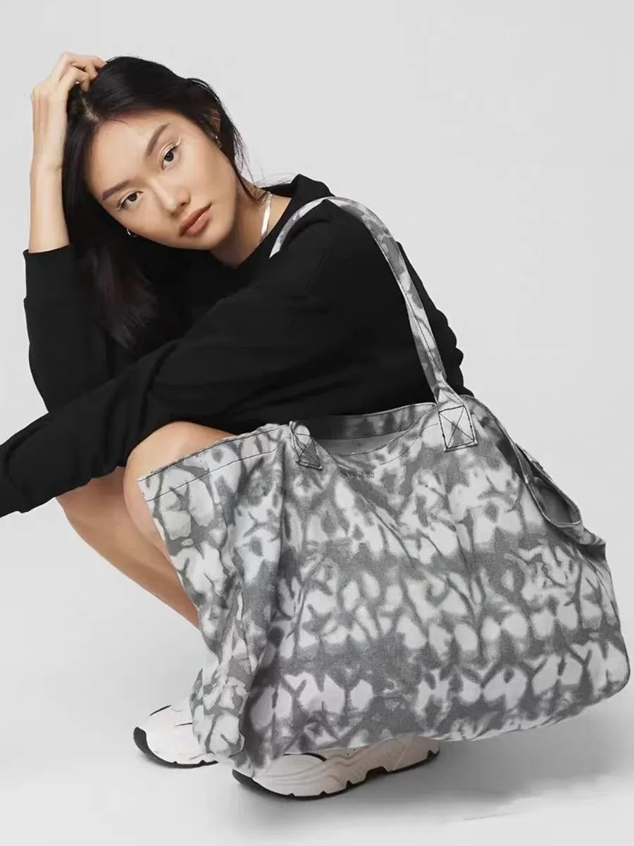 Oversized Canvas Tote Bag for Women | Casual Shoulder Handbag | Large Capacity Everyday Shopper Purse | Fashion Travel Tote