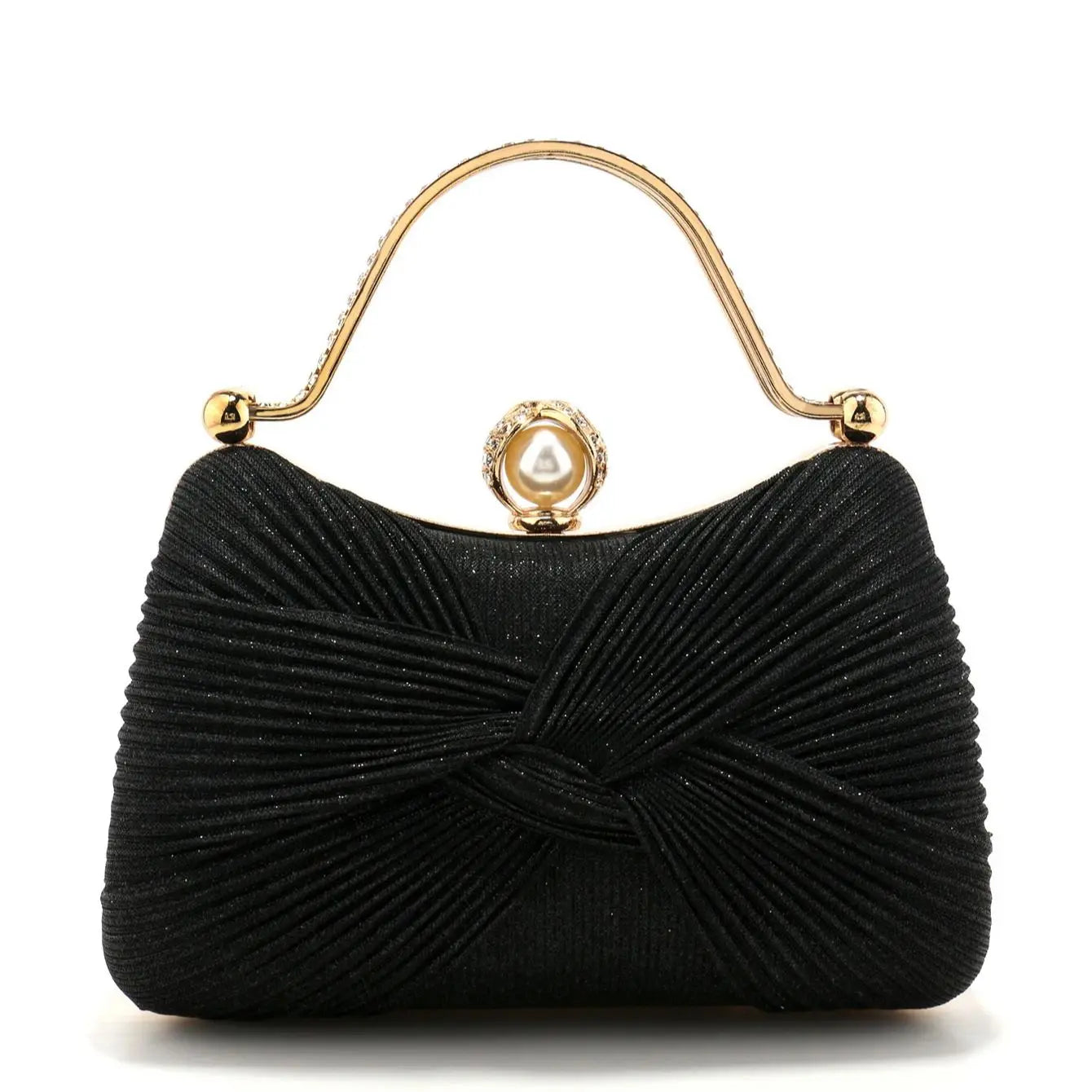 Luxury Evening Clutch Bag for Women | Elegant Pearl Party Handbag | Designer Wedding Purse | Fashion Cocktail Bag