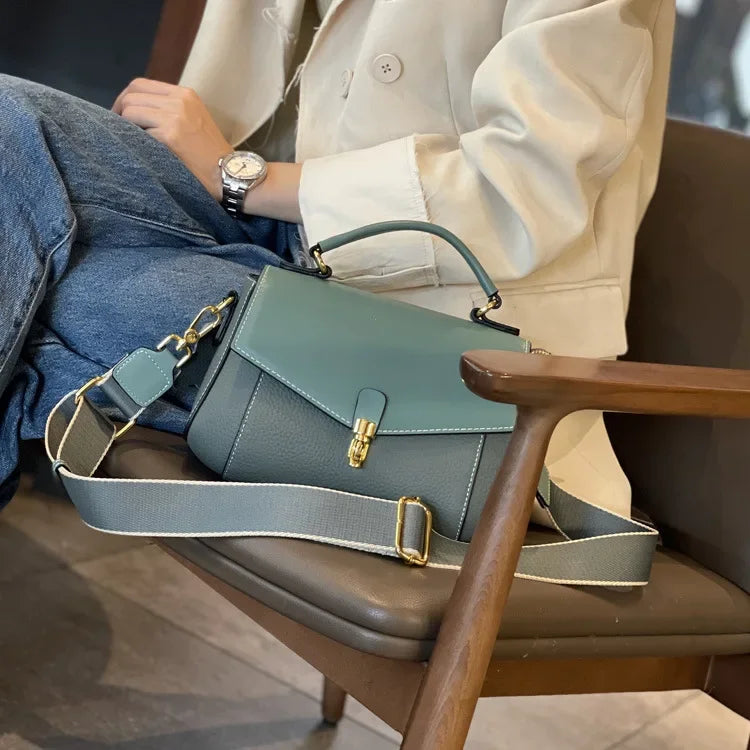 Elegant Top Handle Handbag for Women | Designer Crossbody Shoulder Bag | Luxury Flap Purse | Fashion Office Tote
