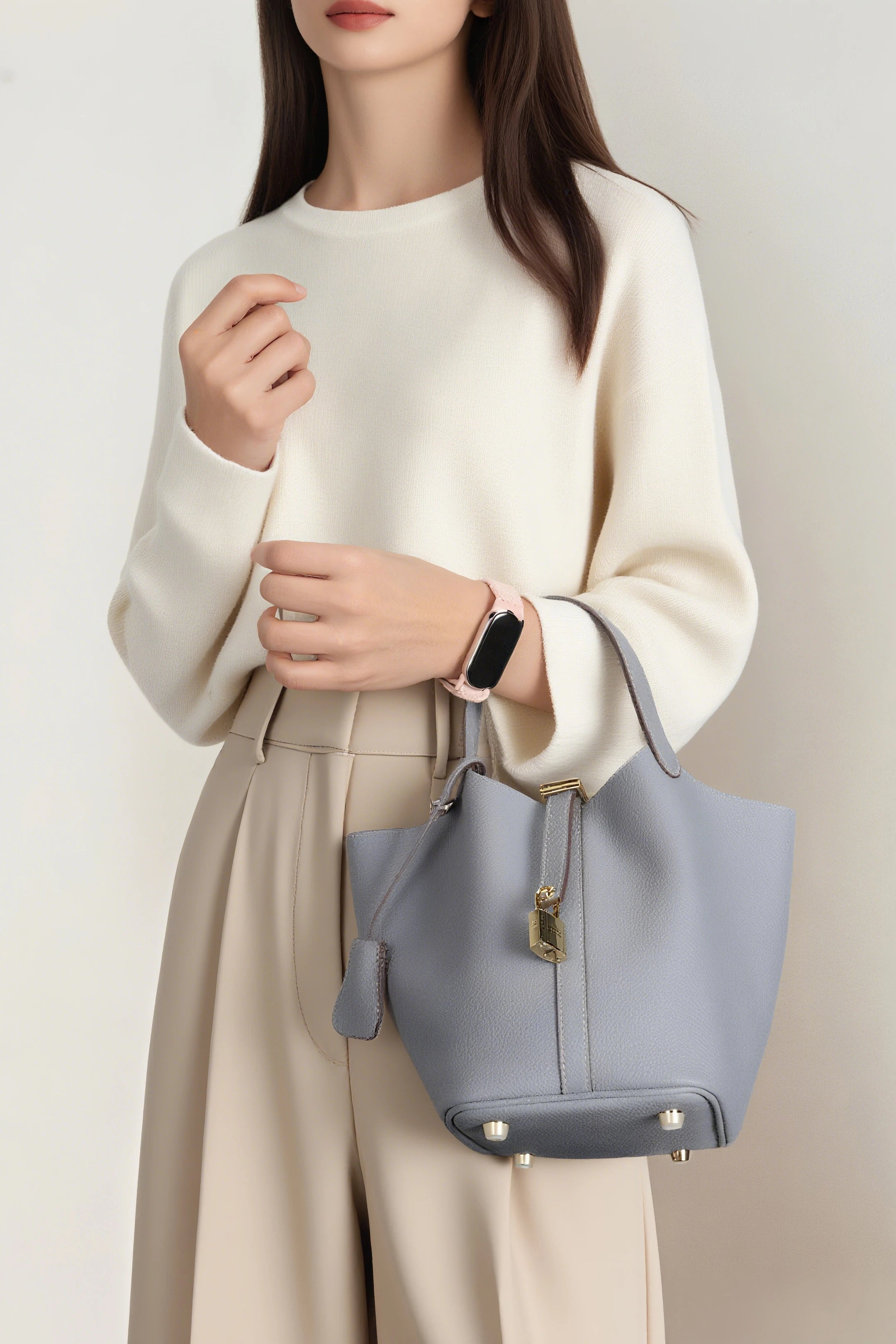 Elegant Tote Handbag for Women | Minimalist Shoulder Purse | Luxury Office Shopper Bag | Large Capacity Everyday Handbag