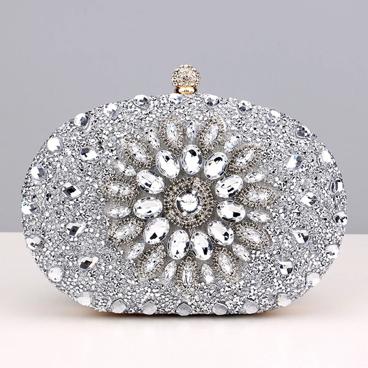 Luxury Crystal Clutch Bag for Women | Elegant Evening Party Purse | Designer Rhinestone Handbag | Wedding Cocktail Clutch