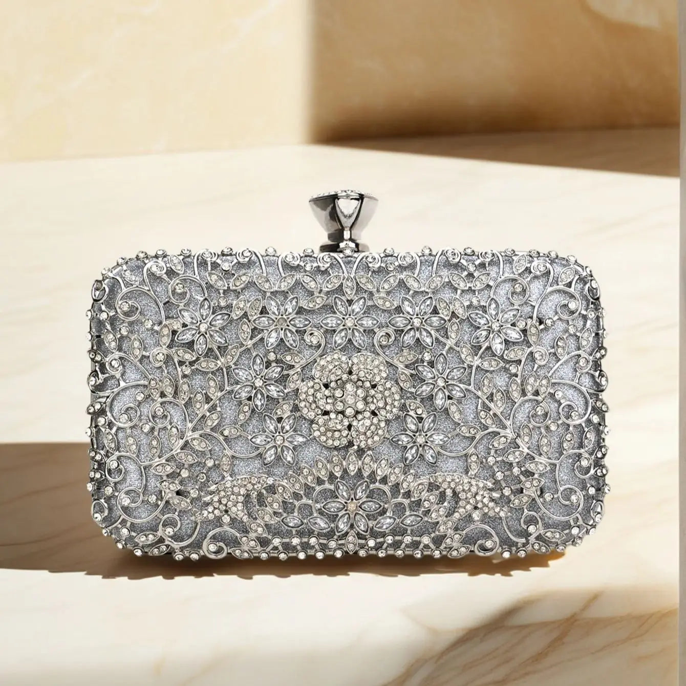 Luxury Rhinestone Clutch Bag for Women | Elegant Evening Party Purse | Designer Wedding Handbag | Fashion Cocktail Clutch