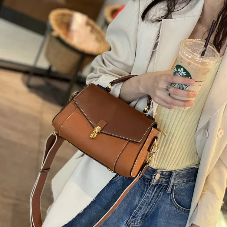 Elegant Top Handle Handbag for Women | Designer Crossbody Shoulder Bag | Luxury Flap Purse | Fashion Office Tote