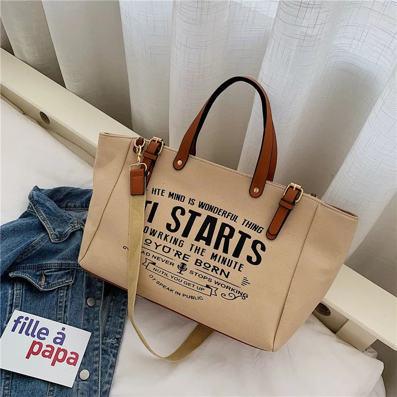 Printed Tote Bag for Women | Casual Shoulder Handbag | Large Capacity Everyday Shopper Purse | Fashion Travel Tote