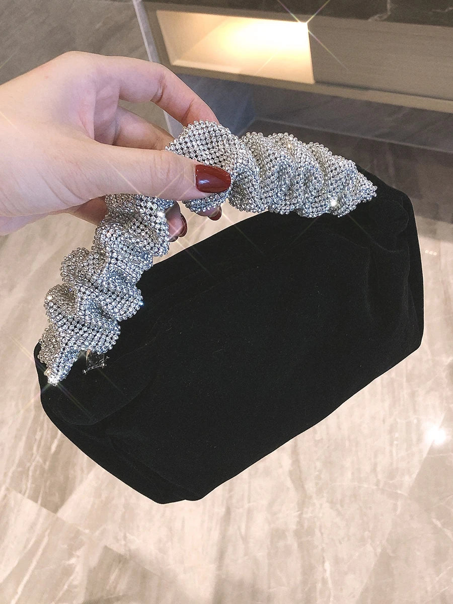 Luxury Rhinestone Evening Bag for Women | Elegant Party Handbag | Designer Wedding Clutch Purse | Fashion Cocktail Bag