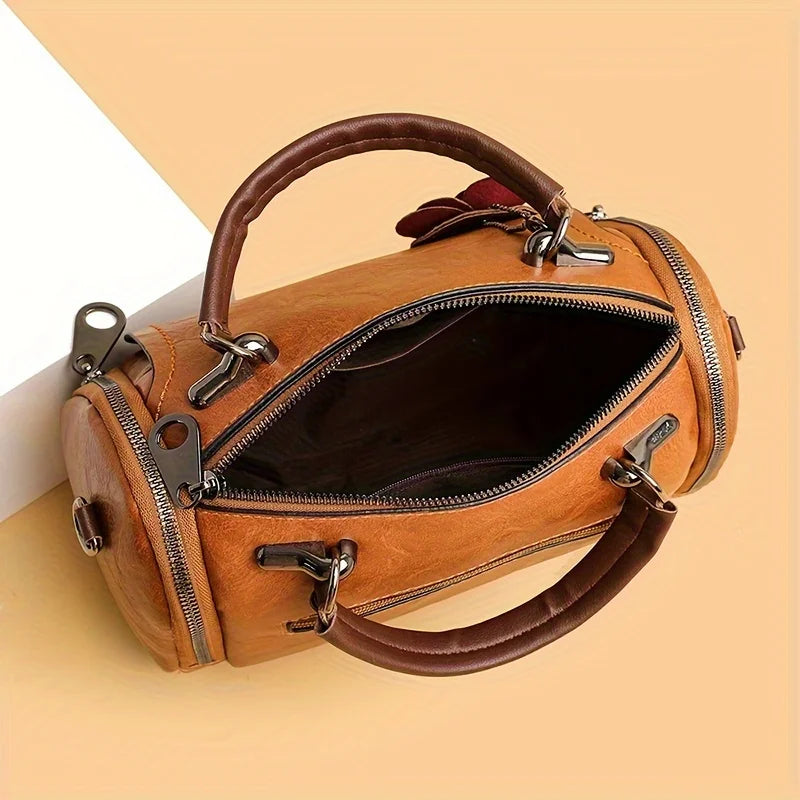 Vintage Top Handle Handbag for Women | Designer Crossbody Shoulder Bag | Elegant Casual Purse | Fashion Everyday Tote