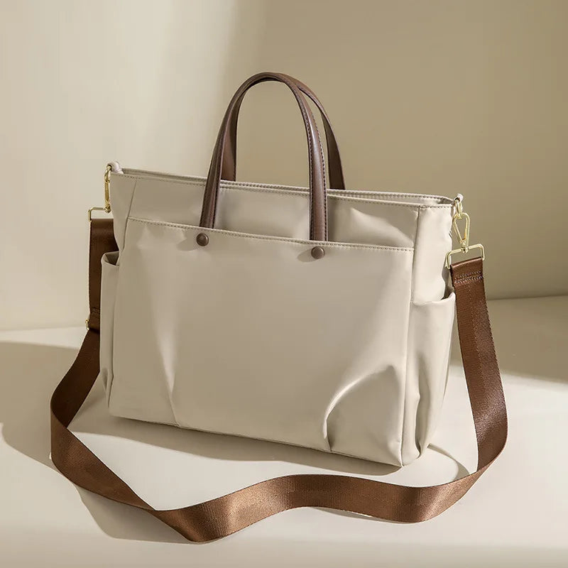 Large Capacity laptop Tote Bag for Women | Casual Shoulder Handbag | Minimalist Travel Office Purse | Everyday Utility Shopper Bag