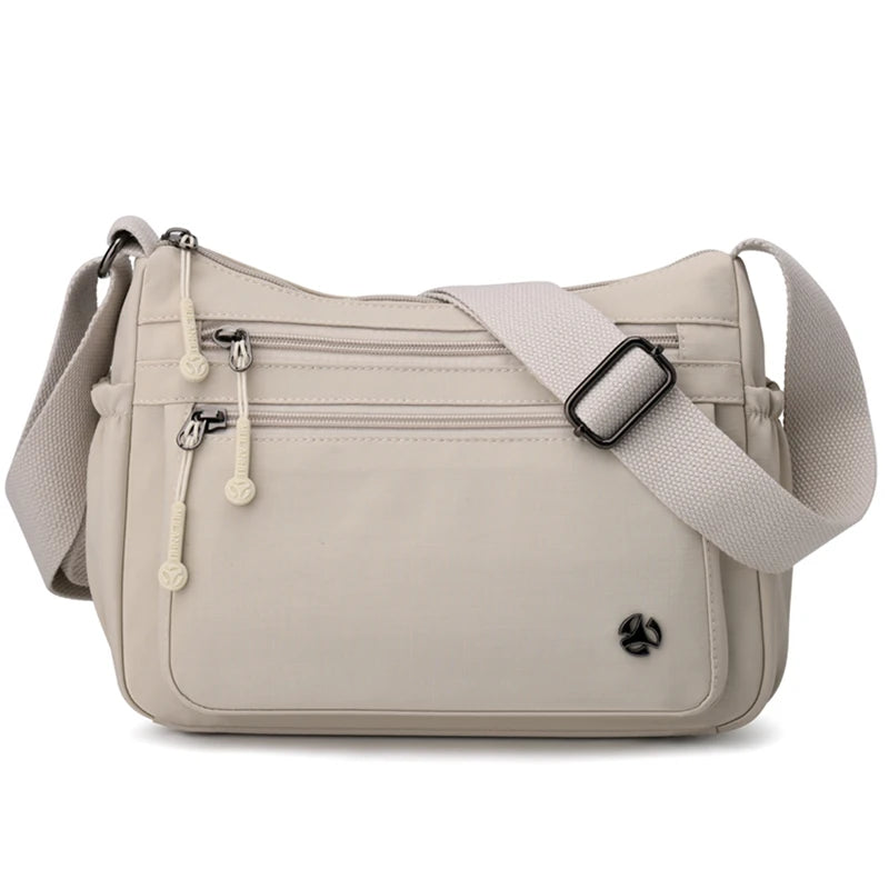 Casual Crossbody Bag for Women | Lightweight Travel Shoulder Purse | Multi Pocket Everyday Handbag | Fashion Utility Sling Bag