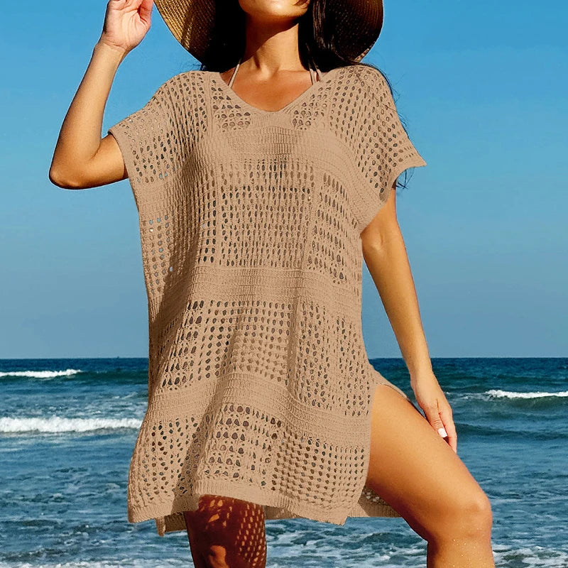 Crochet Beach Cover Up | Boho Swim Cover Dress