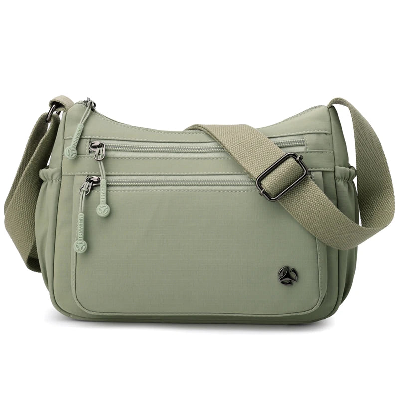 Casual Crossbody Bag for Women | Lightweight Travel Shoulder Purse | Multi Pocket Everyday Handbag | Fashion Utility Sling Bag