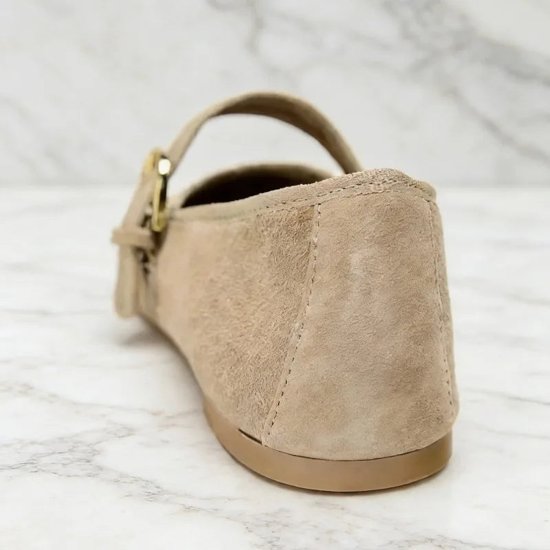 Women’s Mary Jane Ballet Flats – Classic Buckle Strap Slip-On Shoes for Casual, Office & Everyday Wear
