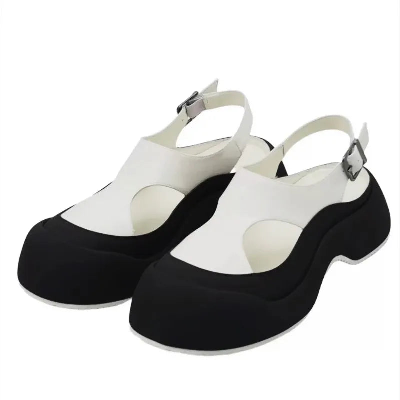 Women’s Platform Mary Jane Sandals – Chunky Casual Shoes for Streetwear, Y2K & Everyday Fashion