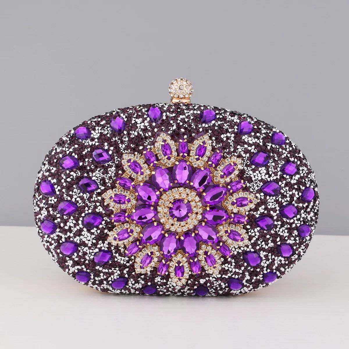 Luxury Crystal Clutch Bag for Women | Elegant Evening Party Purse | Designer Rhinestone Handbag | Wedding Cocktail Clutch