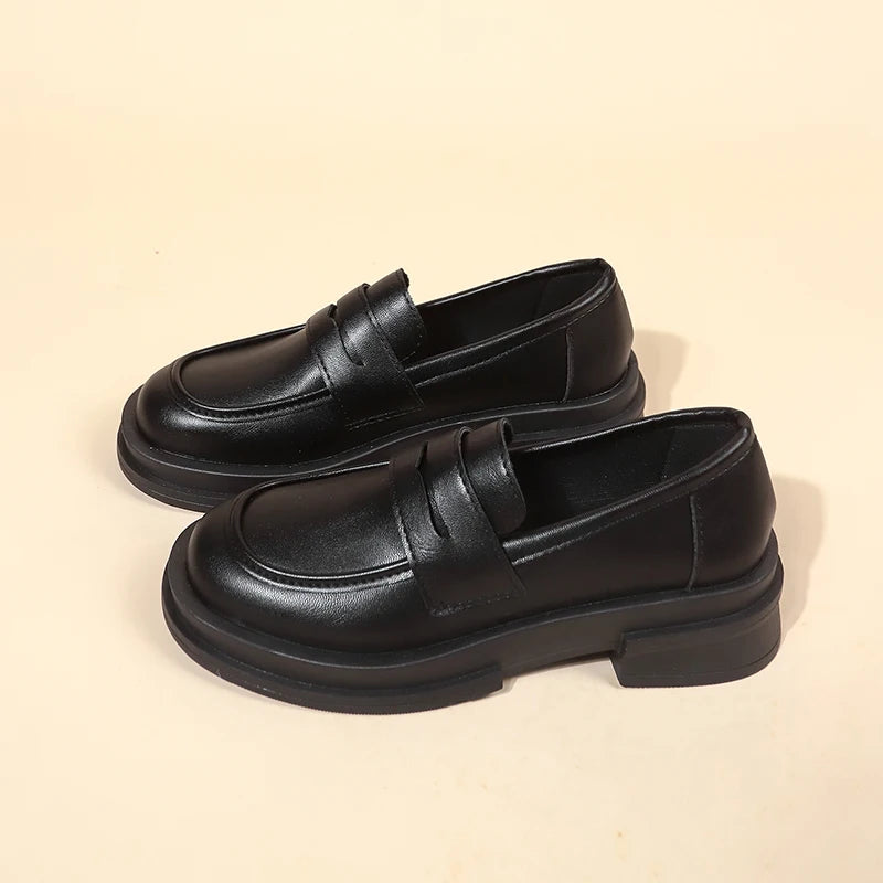 Women’s Classic Penny Loafers – Casual Slip-On Flat Shoes for Office, College & Everyday Wear