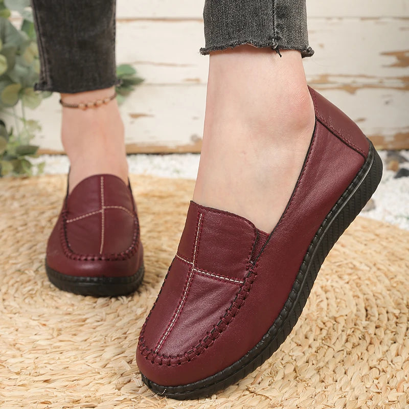 Women’s Classic Comfort orthopaedic Loafers – Soft Slip-On Walking Shoes for Office, Casual & Everyday Wear