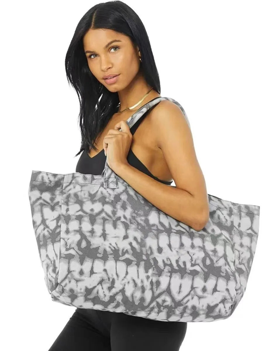 Oversized Canvas Tote Bag for Women | Casual Shoulder Handbag | Large Capacity Everyday Shopper Purse | Fashion Travel Tote