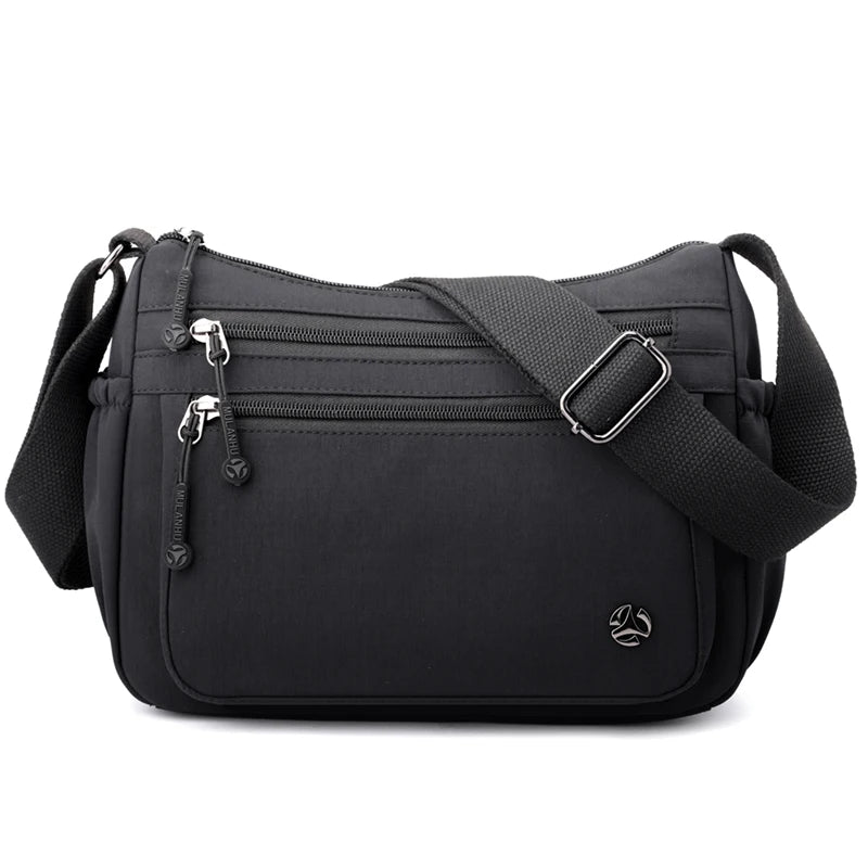 Casual Crossbody Bag for Women | Lightweight Travel Shoulder Purse | Multi Pocket Everyday Handbag | Fashion Utility Sling Bag