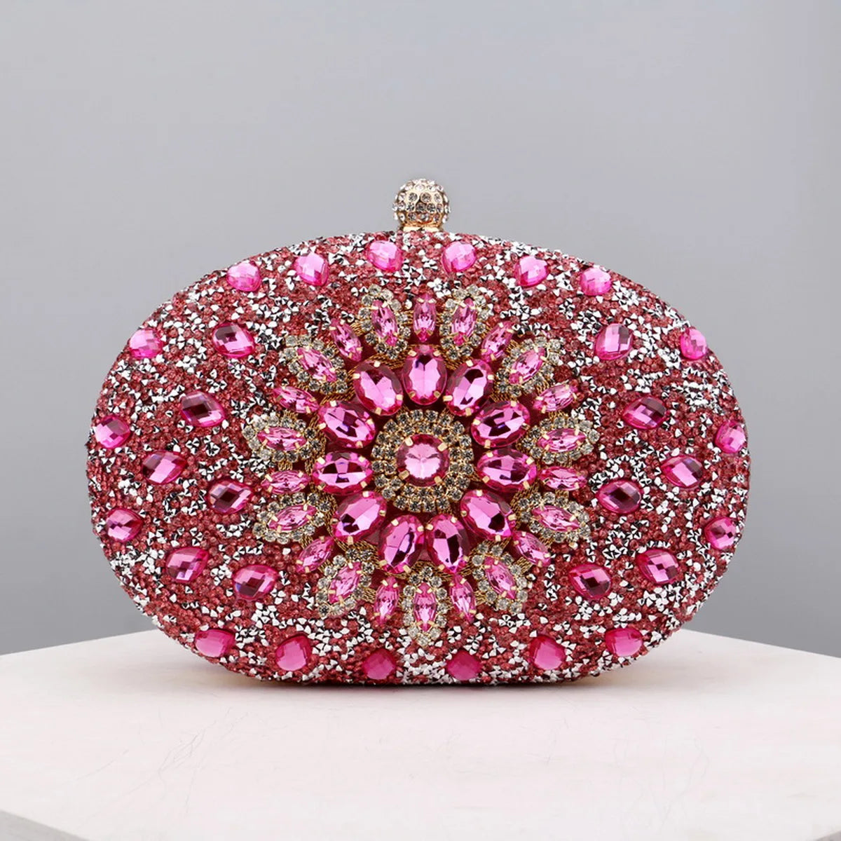 Luxury Crystal Clutch Bag for Women | Elegant Evening Party Purse | Designer Rhinestone Handbag | Wedding Cocktail Clutch