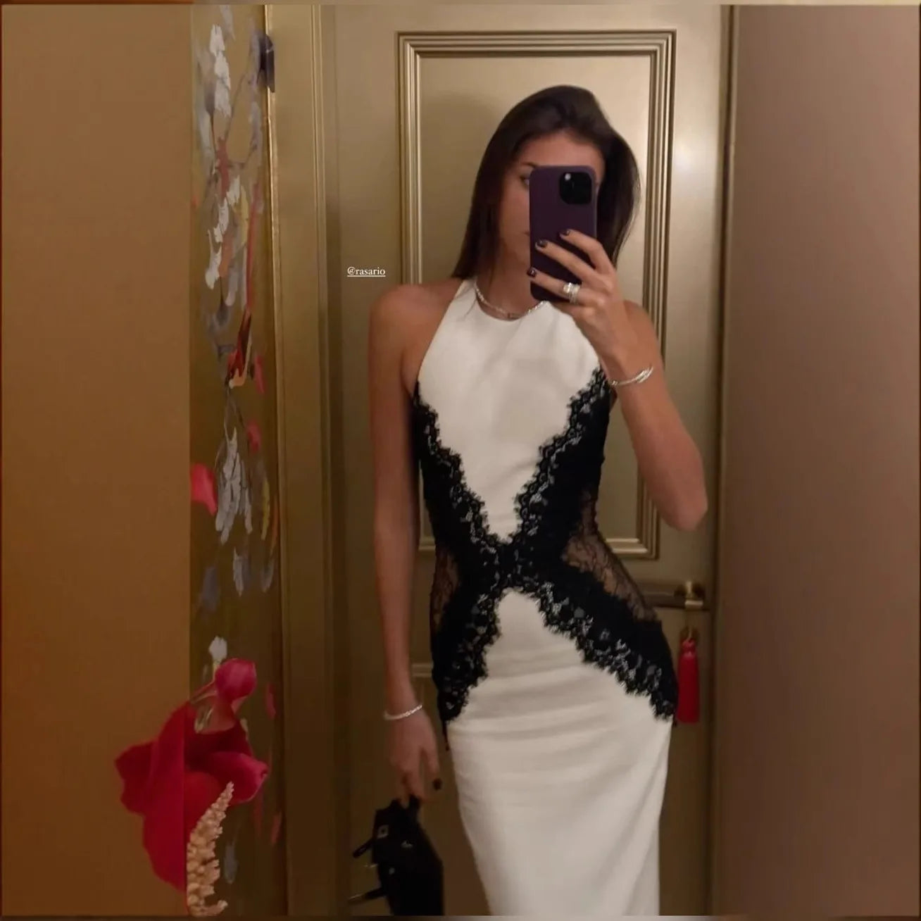 Lace Bodycon Maxi Dress Women | Halter Neck Elegant Evening Party Dress