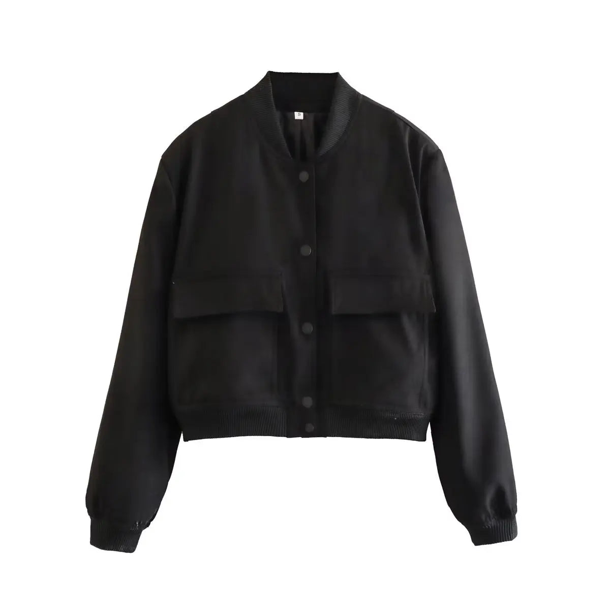 Cropped Bomber Jacket | Minimalist Lightweight Jacket