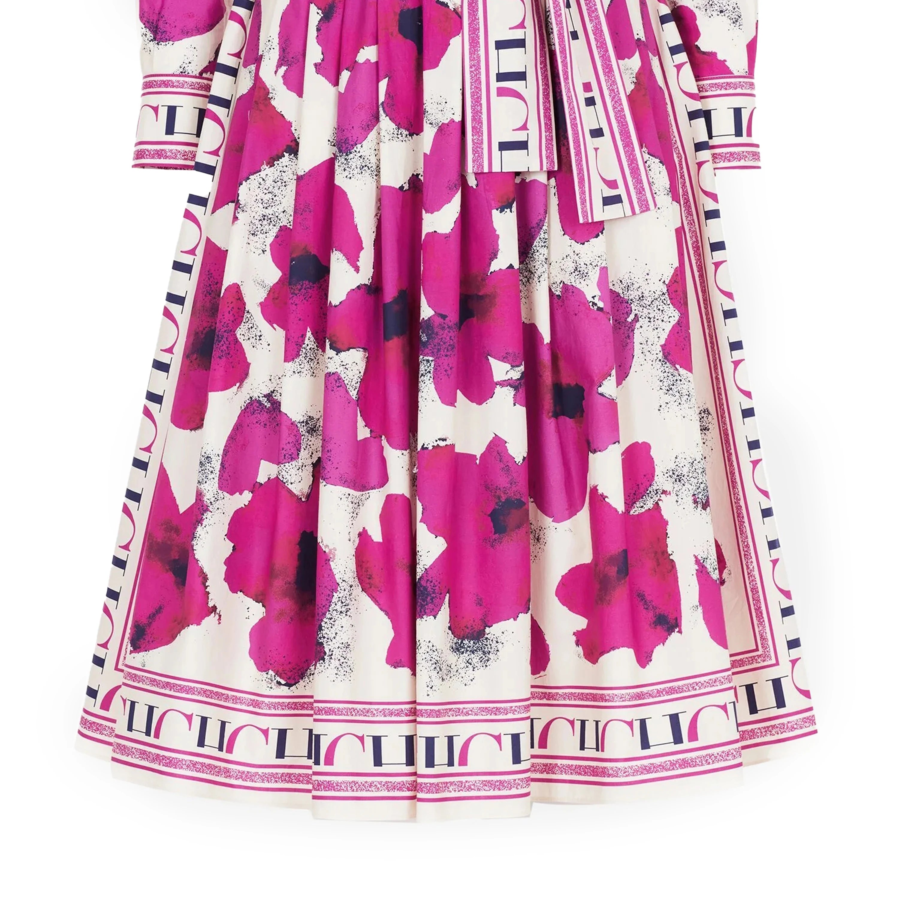 Floral Shirt Midi Dress Women | Long Sleeve Belted A Line Elegant Dress