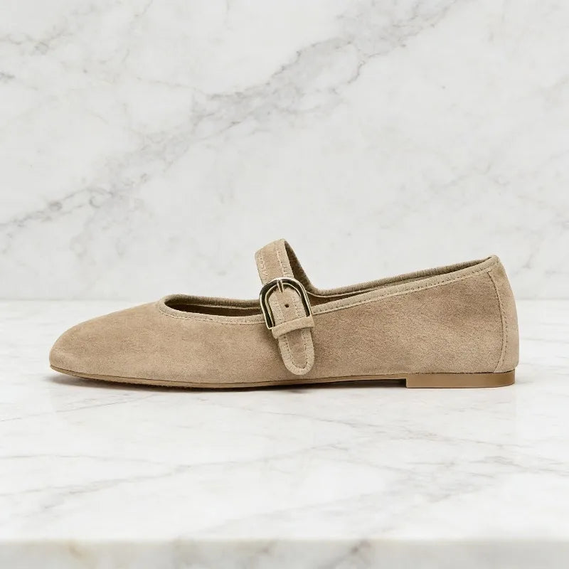 Women’s Mary Jane Ballet Flats – Classic Buckle Strap Slip-On Shoes for Casual, Office & Everyday Wear