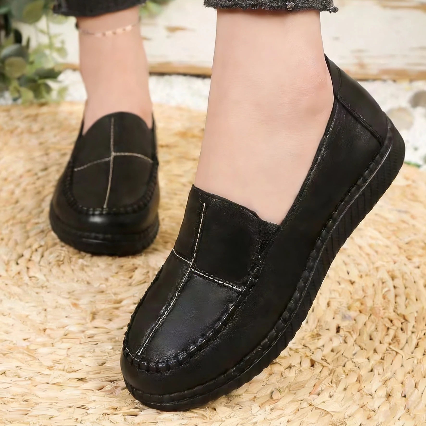 Women’s Classic Comfort orthopaedic Loafers – Soft Slip-On Walking Shoes for Office, Casual & Everyday Wear