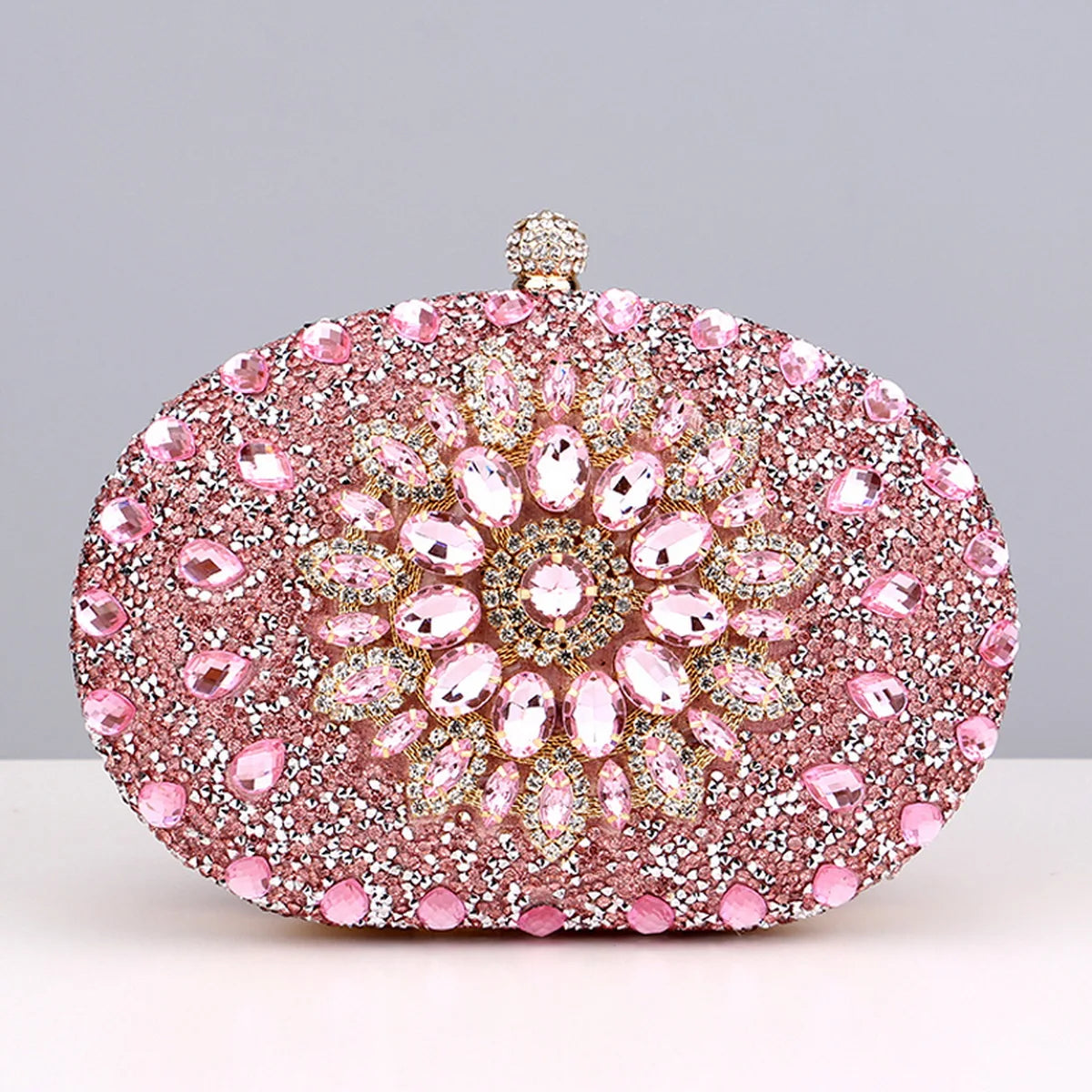 Luxury Crystal Clutch Bag for Women | Elegant Evening Party Purse | Designer Rhinestone Handbag | Wedding Cocktail Clutch