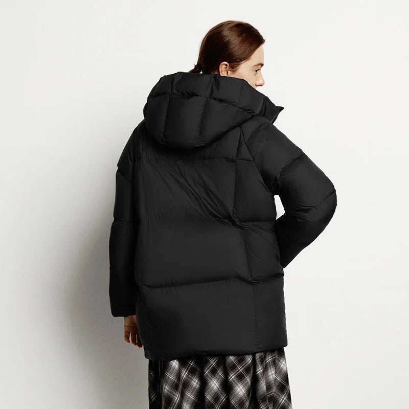 Women’s Oversized Puffer Jacket | Cozy Hooded Winter Bubble Coat