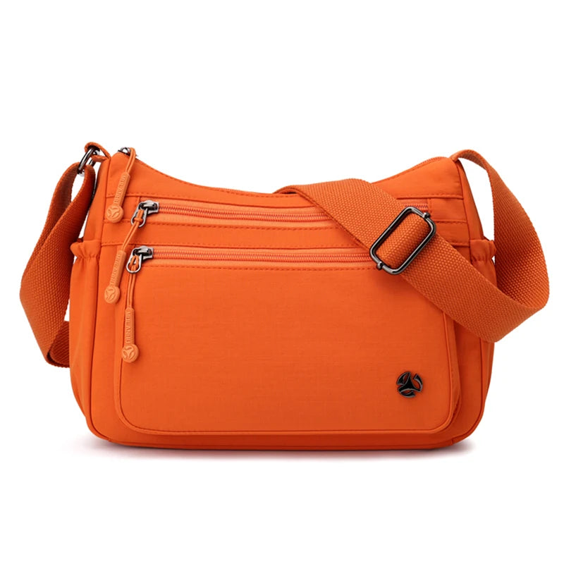 Casual Crossbody Bag for Women | Lightweight Travel Shoulder Purse | Multi Pocket Everyday Handbag | Fashion Utility Sling Bag