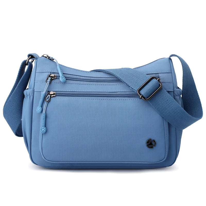 Casual Crossbody Bag for Women | Lightweight Travel Shoulder Purse | Multi Pocket Everyday Handbag | Fashion Utility Sling Bag