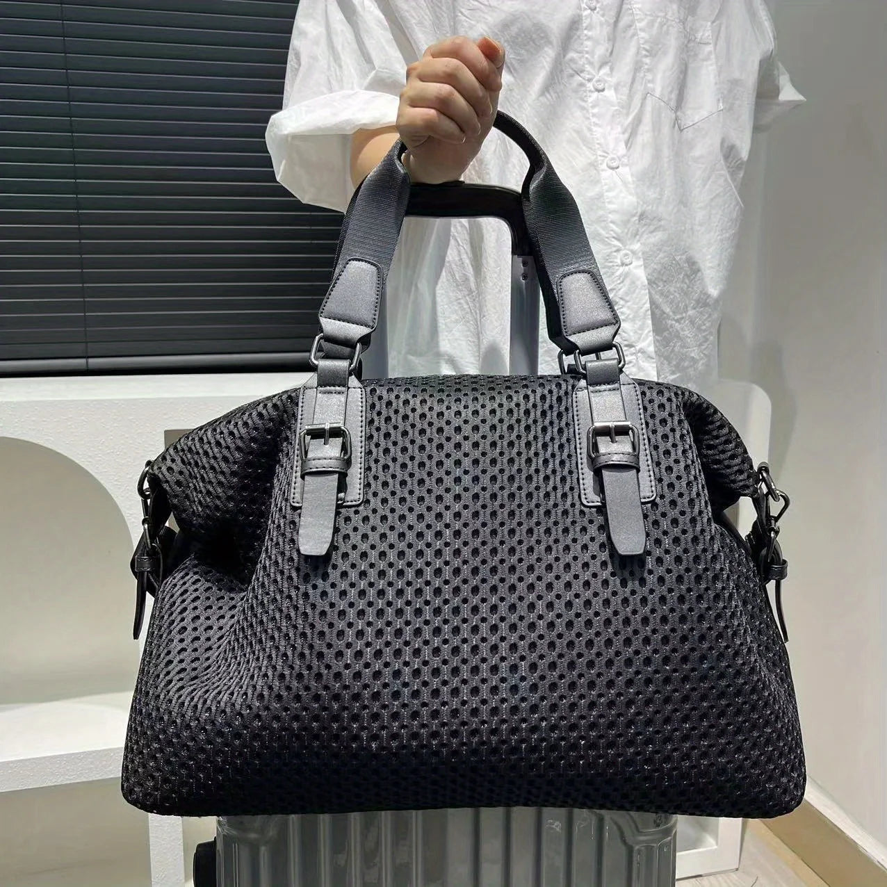 Large Capacity Shoulder Bag for Women | Casual Travel Handbag | Lightweight Everyday Tote Purse | Fashion Crossbody Shopper Bag