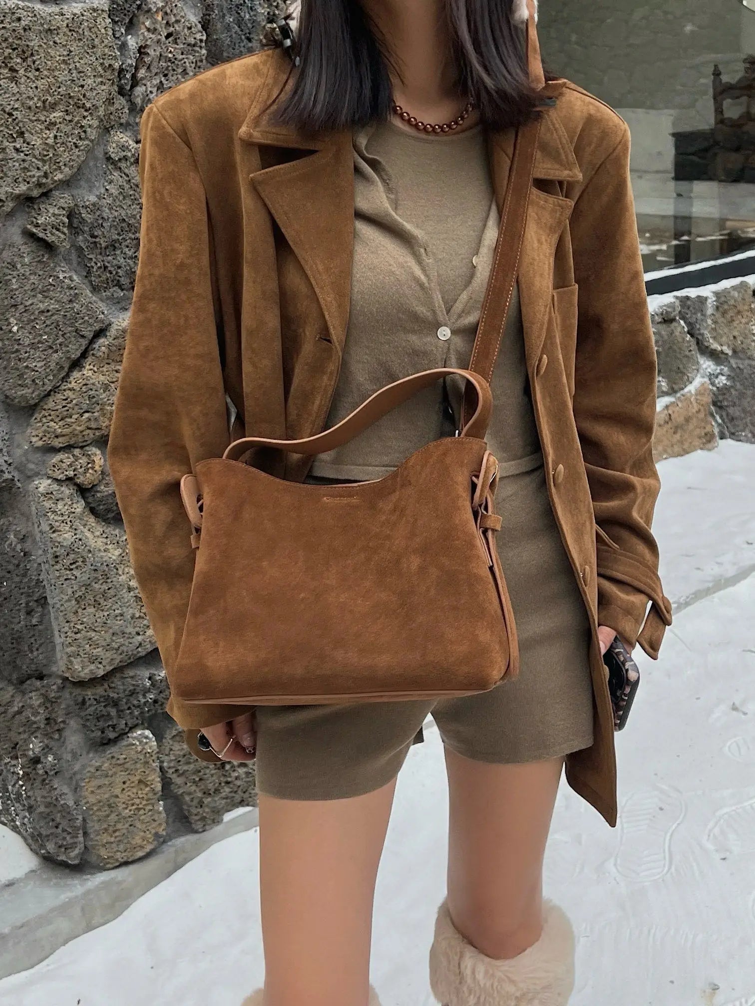 Minimalist Shoulder Tote Bag for Women | Large Capacity Everyday Handbag | Elegant Casual Hobo Purse | Fashion Shopper Bag