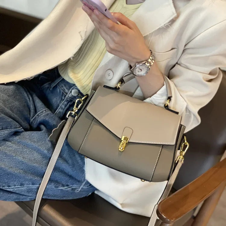 Elegant Top Handle Handbag for Women | Designer Crossbody Shoulder Bag | Luxury Flap Purse | Fashion Office Tote