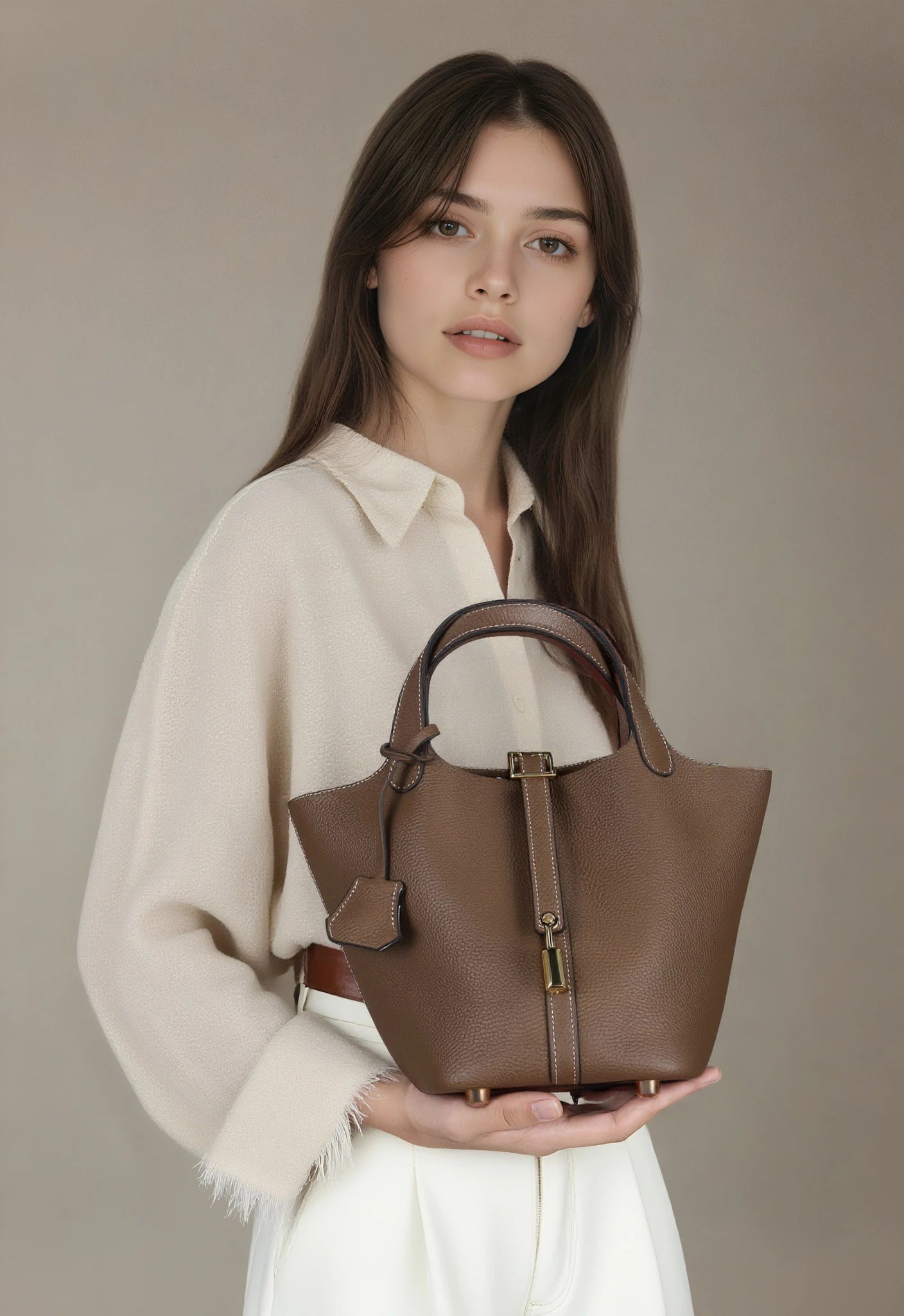 Elegant Tote Handbag for Women | Minimalist Shoulder Purse | Luxury Office Shopper Bag | Large Capacity Everyday Handbag