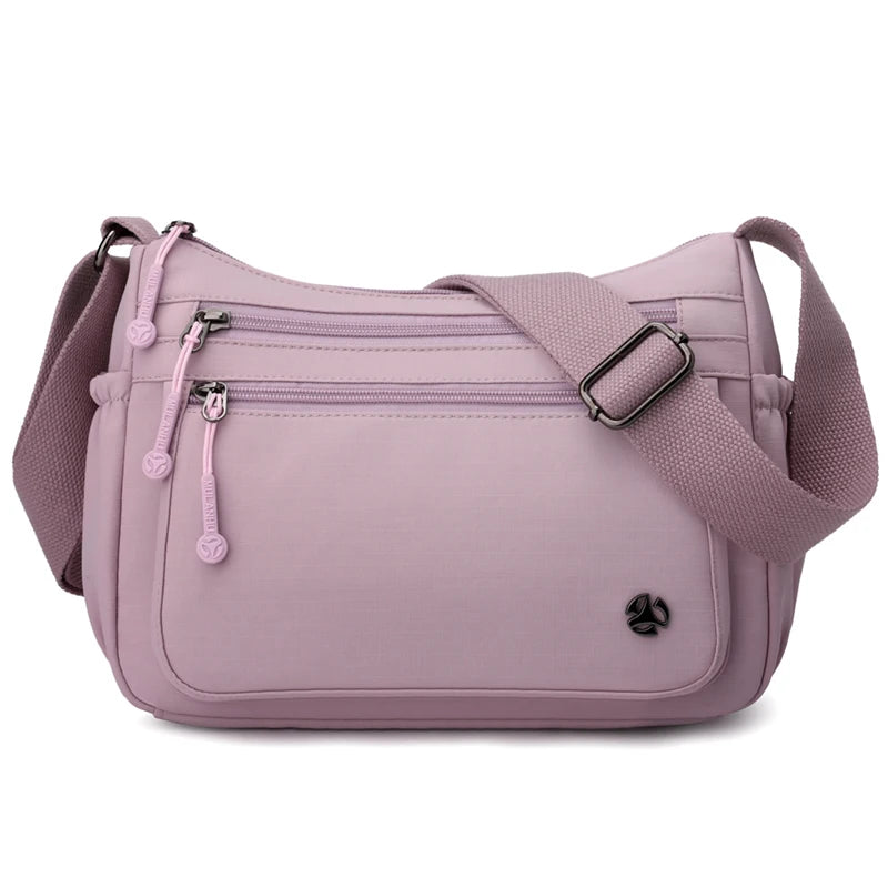 Casual Crossbody Bag for Women | Lightweight Travel Shoulder Purse | Multi Pocket Everyday Handbag | Fashion Utility Sling Bag